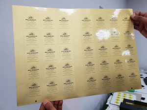 Gold Sticker Printing Sheets