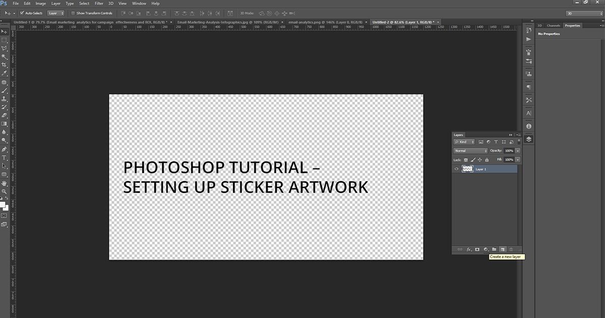 Photoshop Tutorial - Setting Artwork