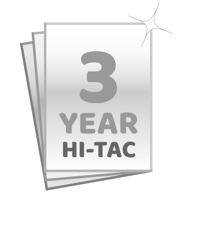3 Year HI-TAC Vinyl Stickers