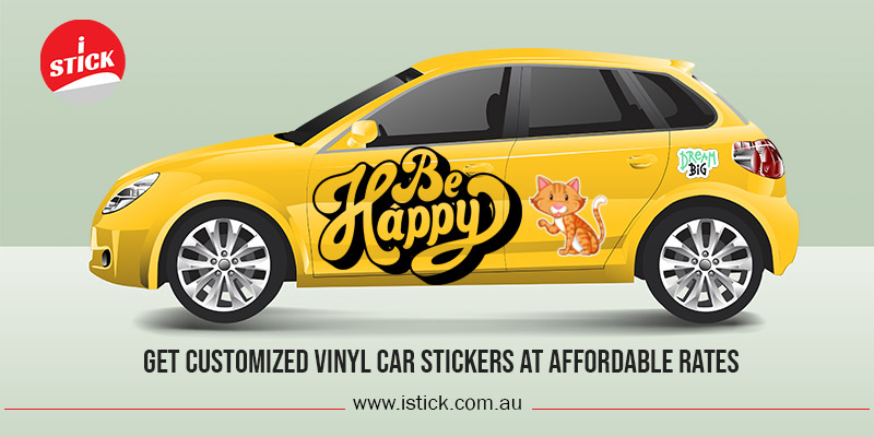 Custom car decals and stickers - Vinyl car stickers