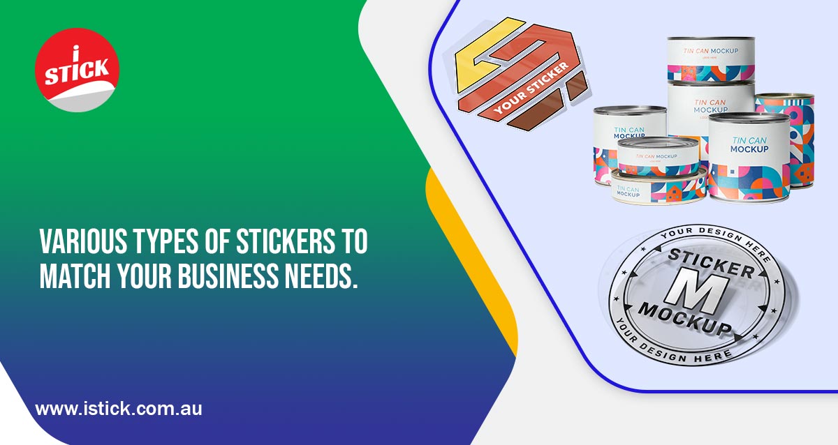 Different types of stickers