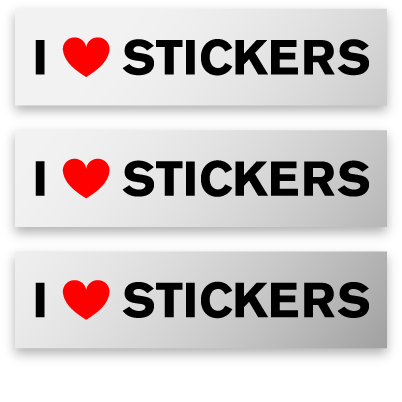 Bumper Stickers Dimensions  Standard Size Guide - iStick