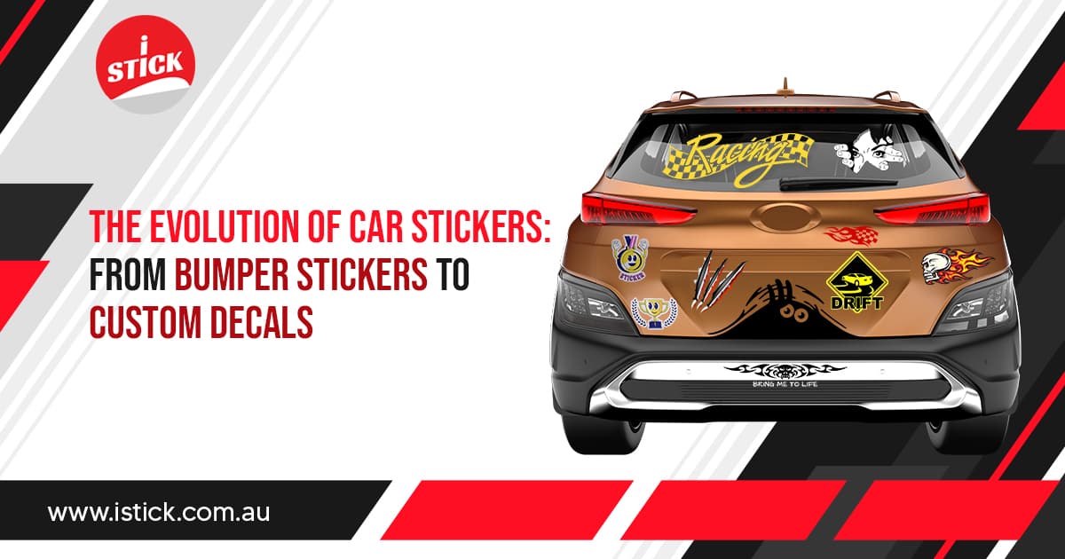 Evolution of Car Stickers