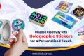 Creativity with Holographic Stickers