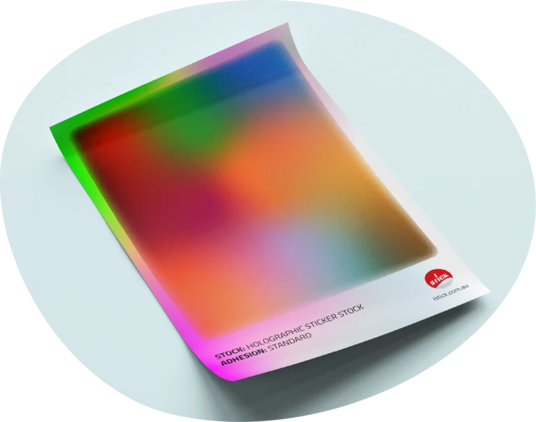 STOCK BLOCK - HOLOGRAPHIC STICKER