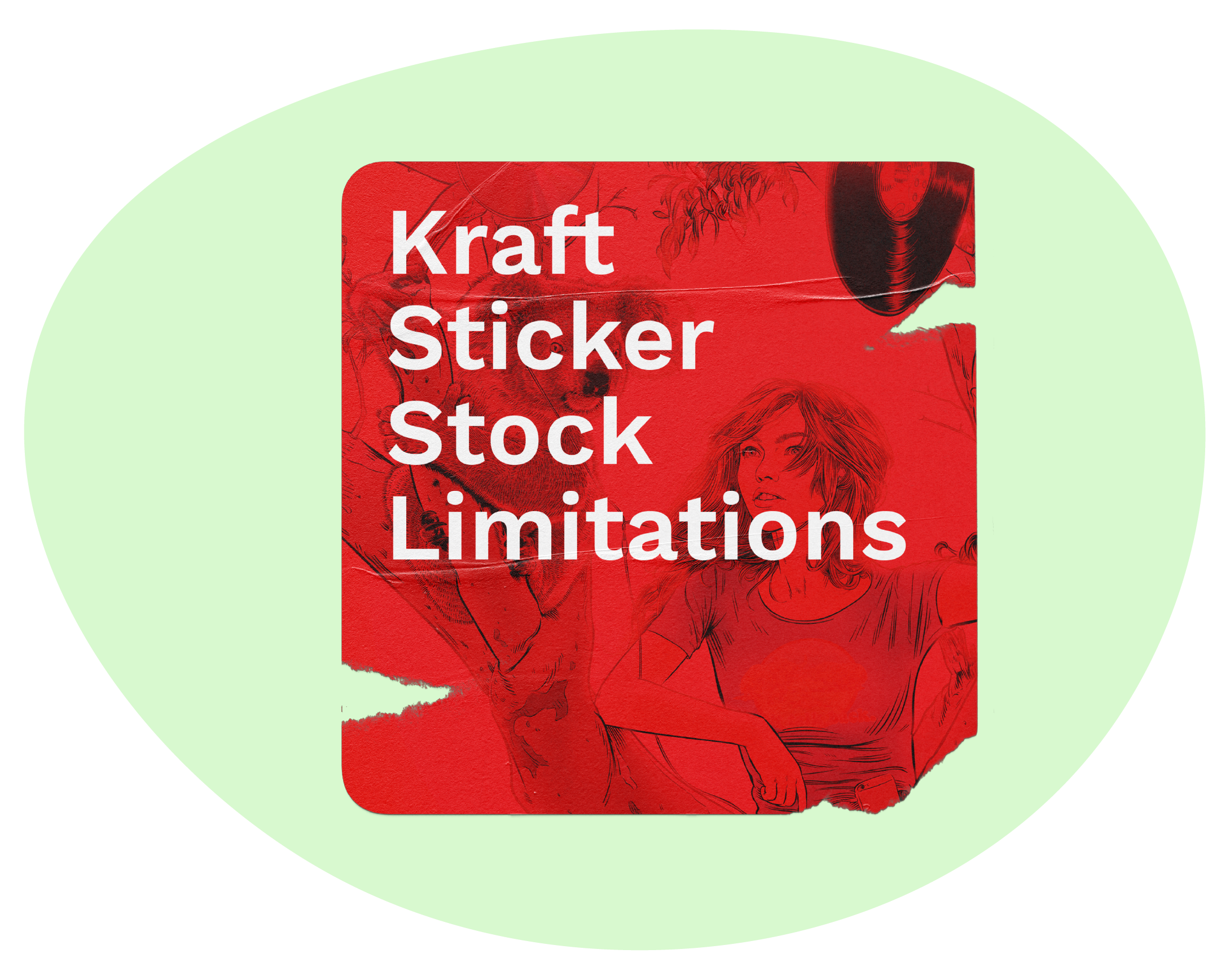 Limitations KRAFT STICKER STOCK BLOCK