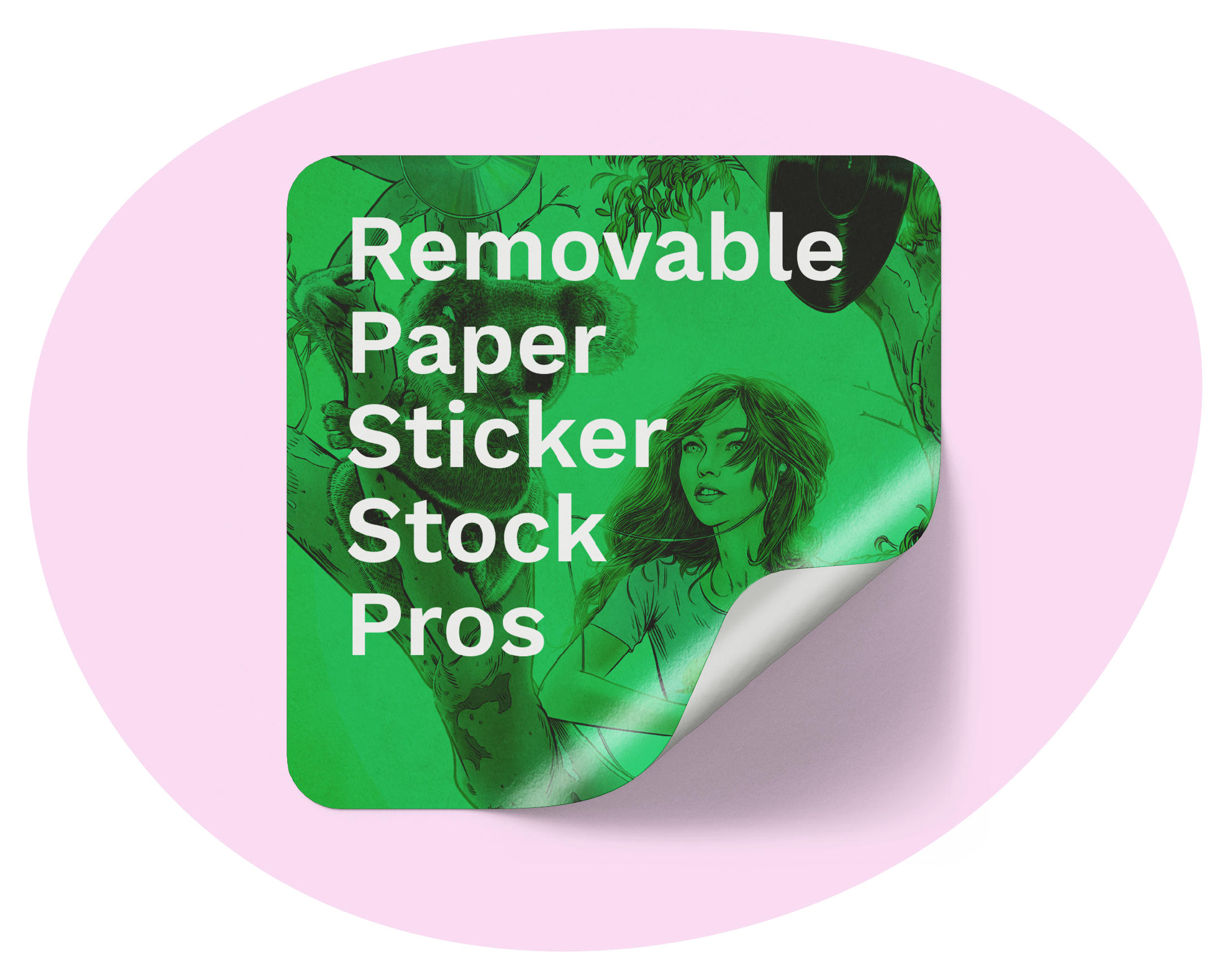 Pros of the removable paper sticker