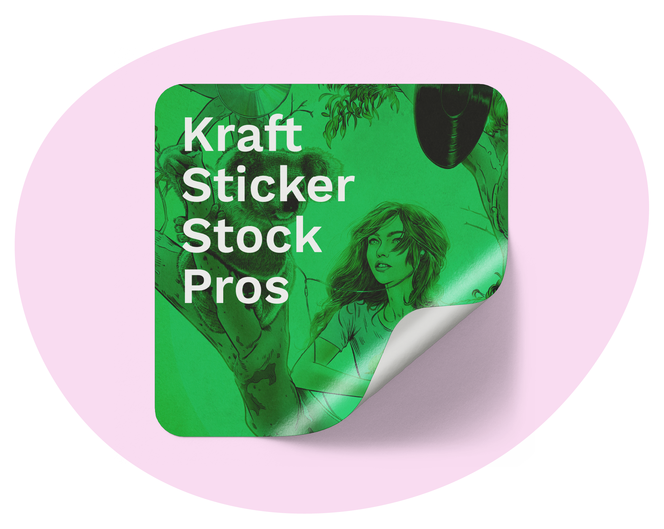 Pros KRAFT STICKER STOCK BLOCK