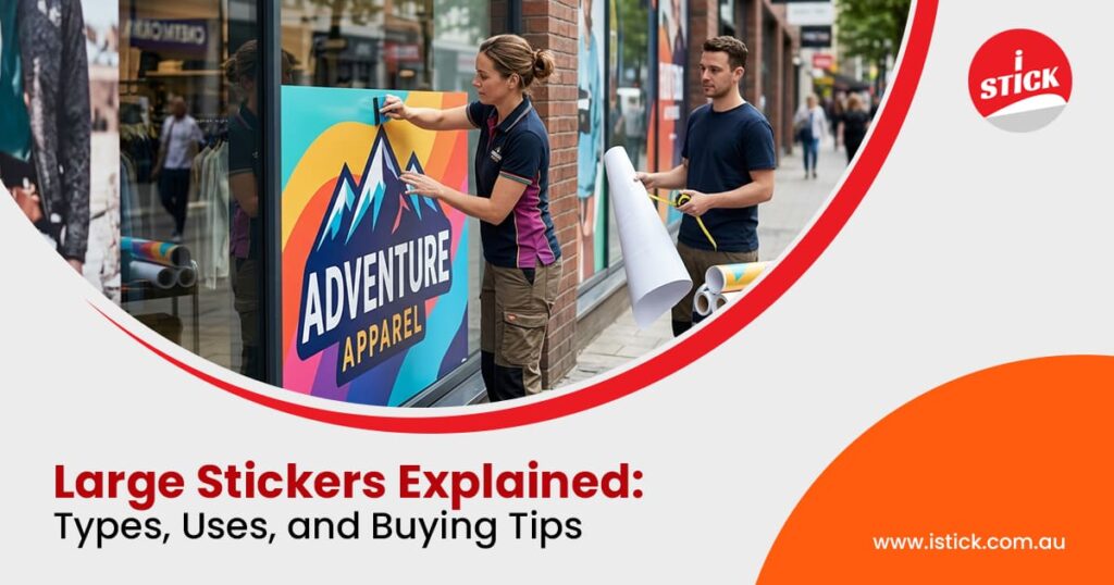 Large stickers types and uses guide